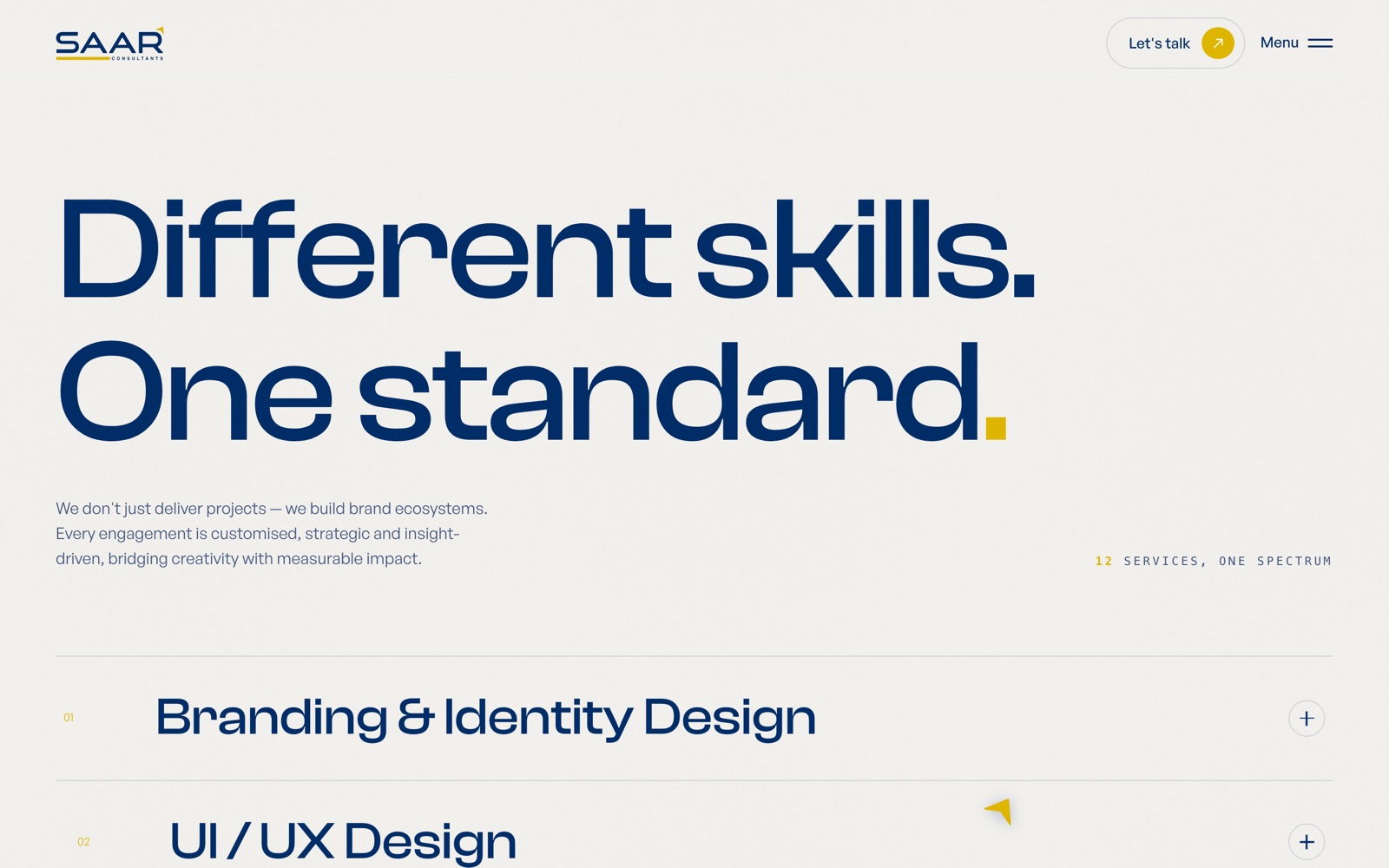 Design & Consulting Agency Site — visual 7