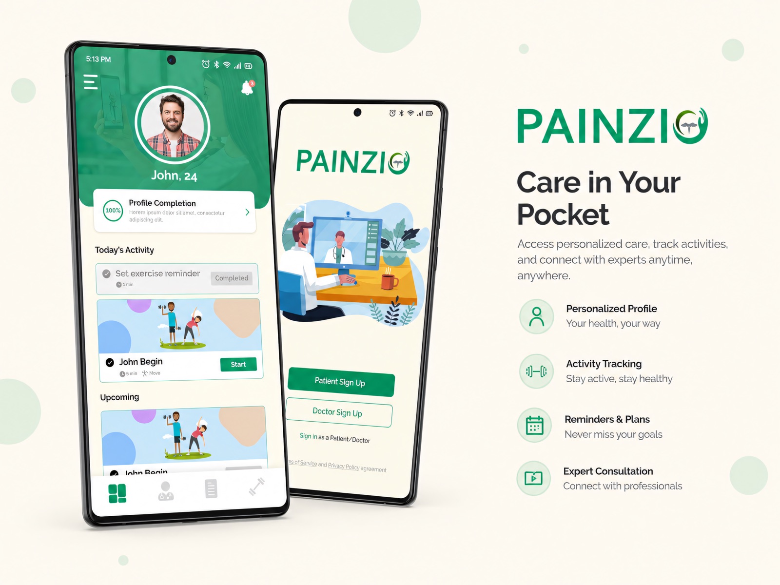 Doctor–Patient Health Platform — visual 2
