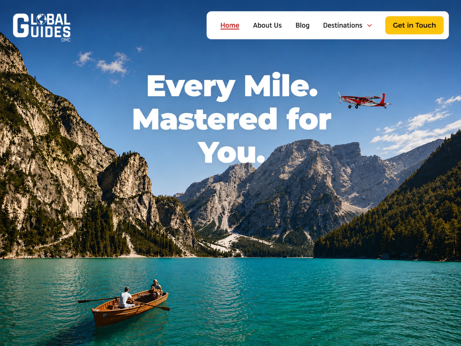 Travel Website — case study cover