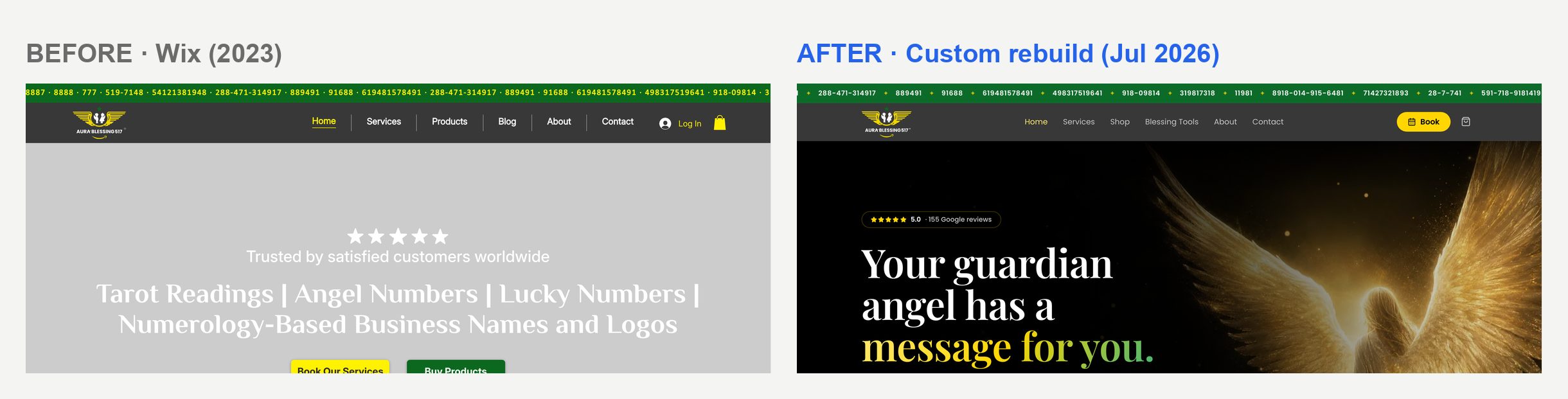 Wellness E-commerce & Booking Site — visual 1